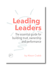 Leading Leaders book cover - Alison Crabb